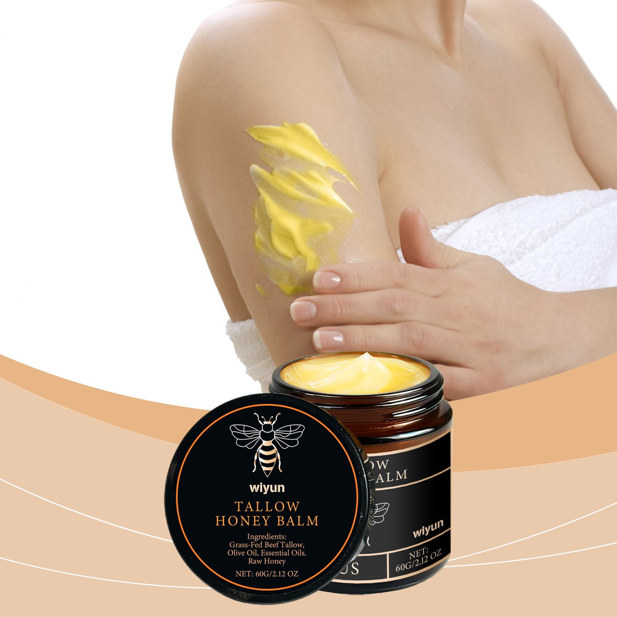 Cow Fat Honey Moisturizing Cream 60g