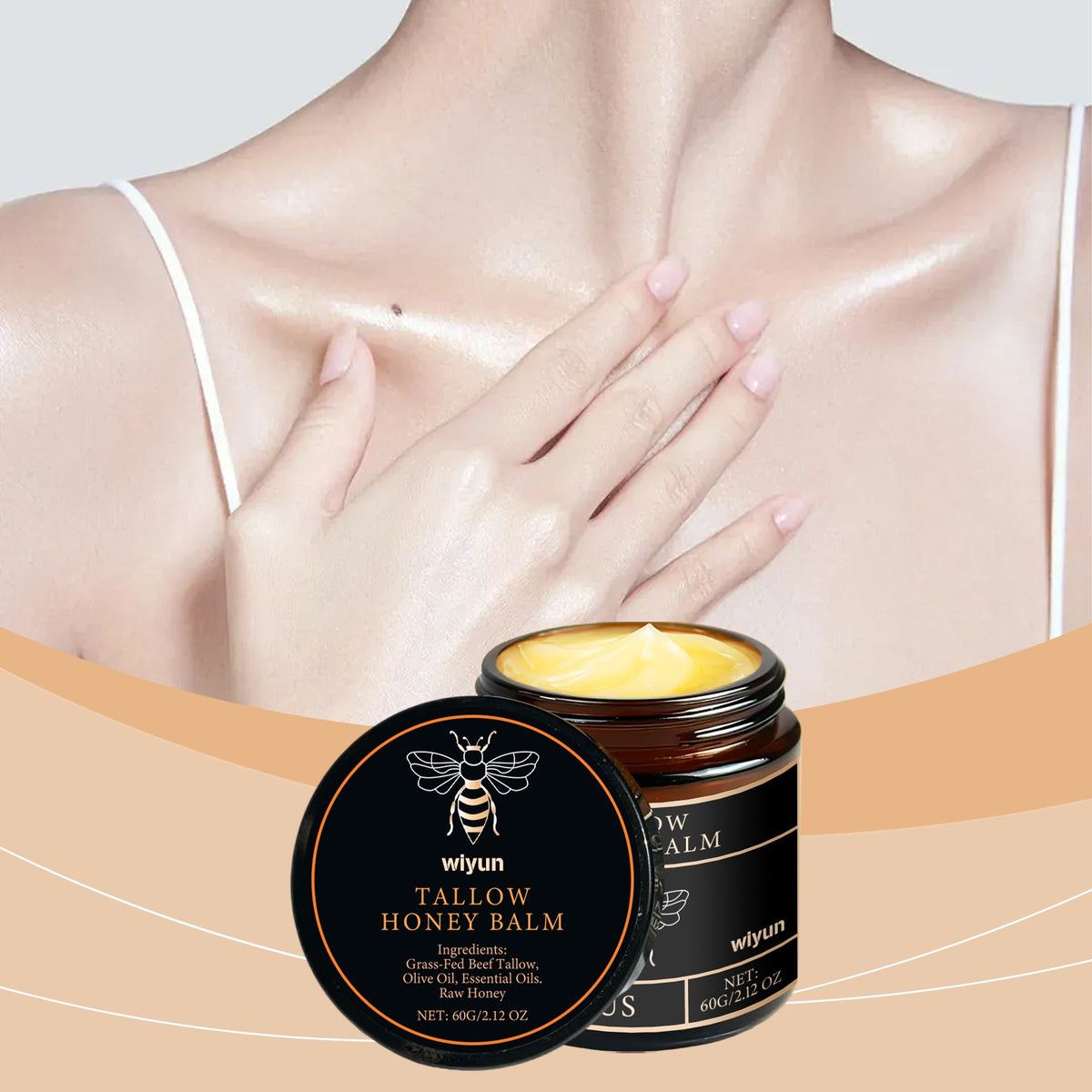 Cow Fat Honey Moisturizing Cream 60g